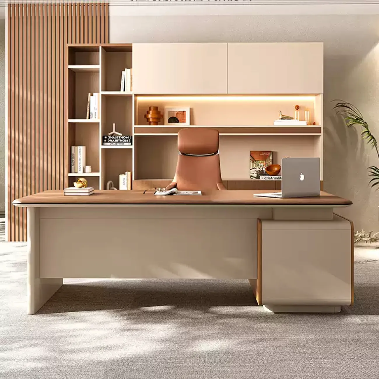 Практичный стол руководителя Wolin из МДФ OS40112-32 Практичный стол руководителя Wolin из МДФ OS40112-32