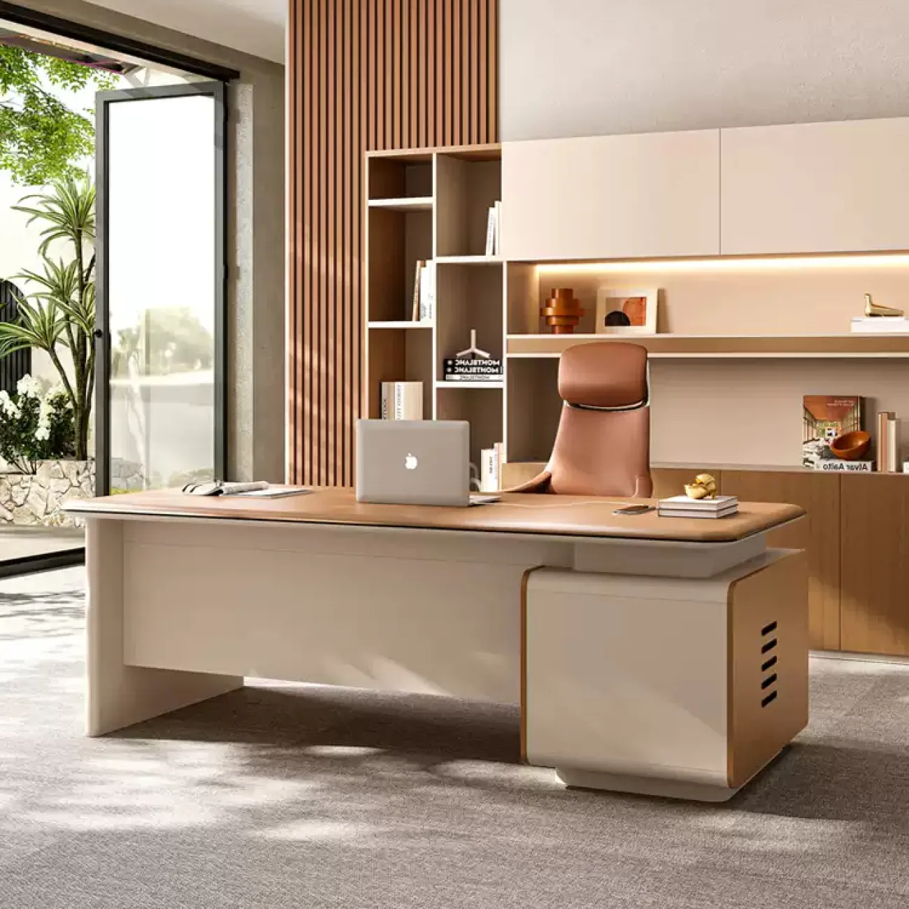 Практичный стол руководителя Wolin из МДФ OS40112-32 Практичный стол руководителя Wolin из МДФ OS40112-32