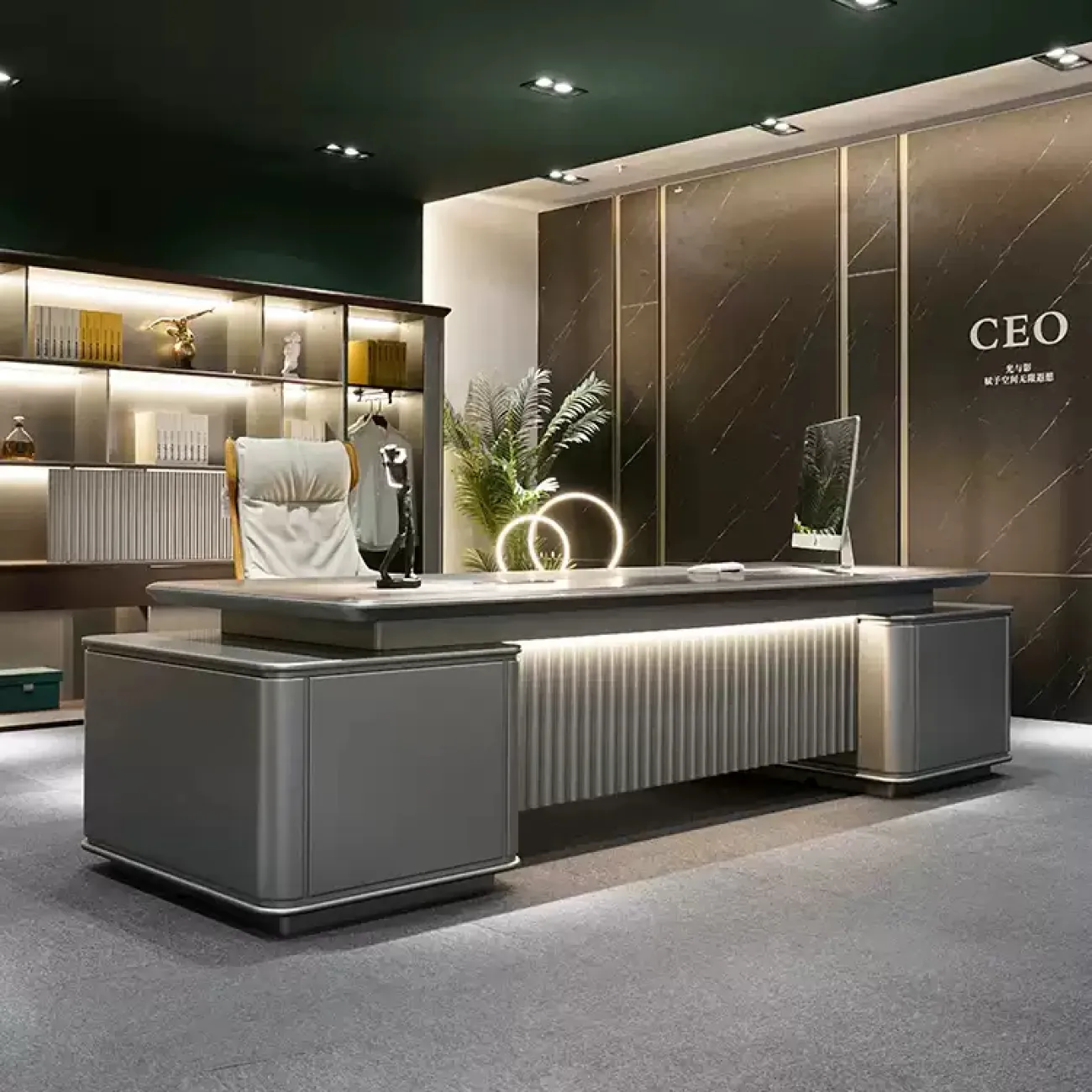 Практичный стол руководителя Wolin из МДФ OS40117-32 Практичный стол руководителя Wolin из МДФ OS40117-32