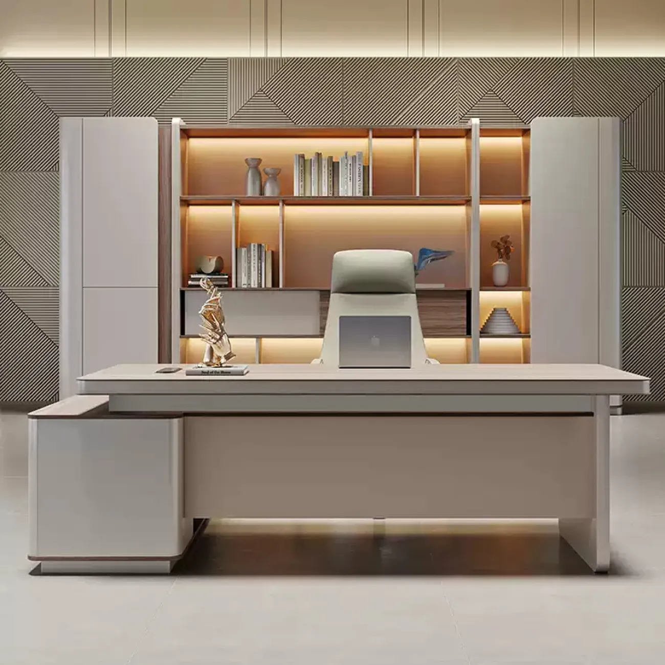 Удобный офисный шкаф Wolin с подсветкой SH40129-32 Удобный офисный шкаф Wolin с подсветкой SH40129-32