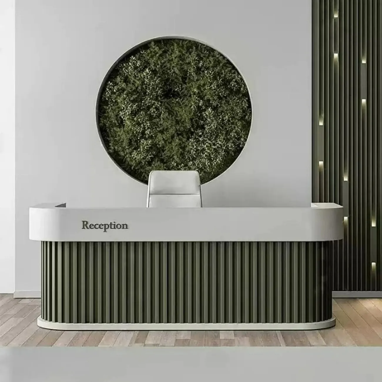 Роскошная стойка ресепшен Ciddce из ДСП RS40130-32