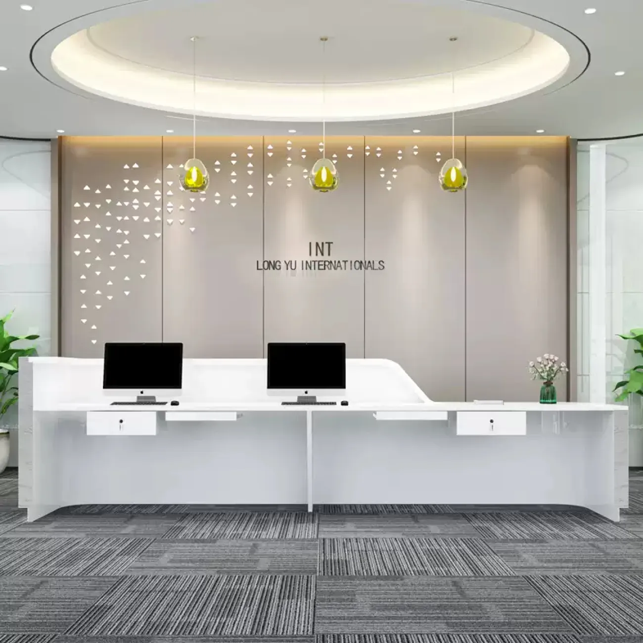 Роскошная стойка ресепшен BB Home с подсветкой RS40132-32 Роскошная стойка ресепшен BB Home с подсветкой RS40132-32