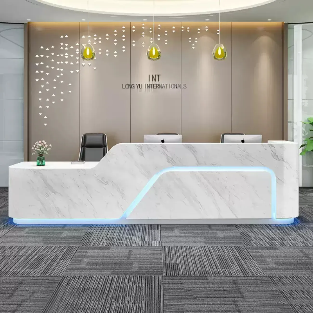 Роскошная стойка ресепшен BB Home с подсветкой RS40132-32 Роскошная стойка ресепшен BB Home с подсветкой RS40132-32