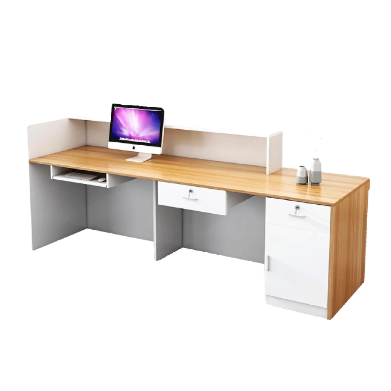 Роскошная стойка ресепшен Jinyue с подсветкой RS40134-32 Роскошная стойка ресепшен Jinyue с подсветкой RS40134-32