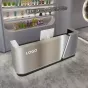 Роскошная стойка ресепшен Xingchen с подсветкой из нержавеющей стали RS40140-32