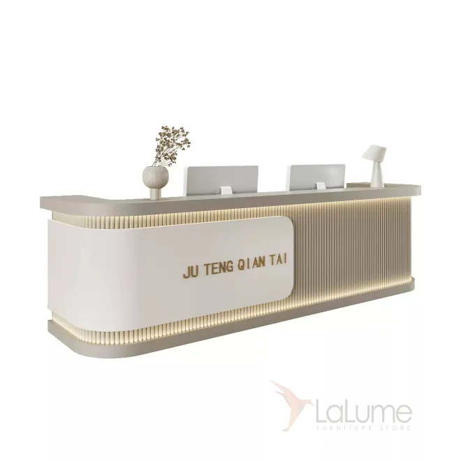 Роскошная стойка ресепшен от LaLume с подсветкой RS40149-32 Роскошная стойка ресепшен от LaLume с подсветкой RS40149-32