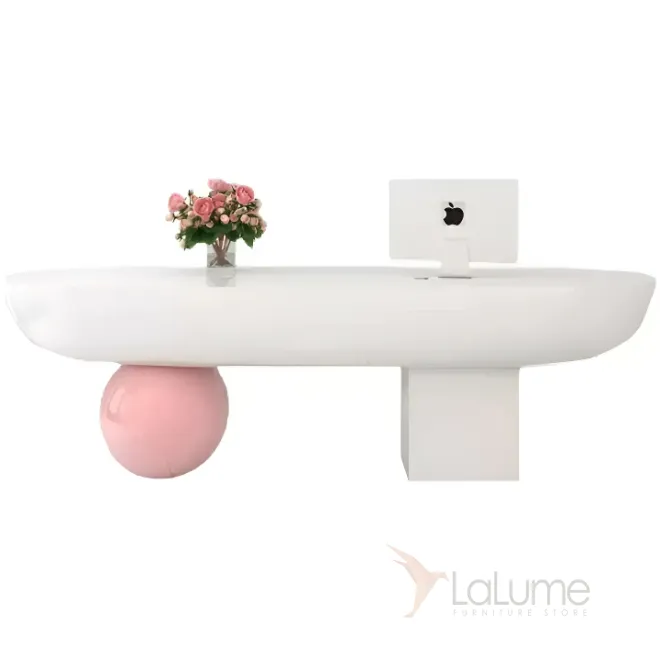 Оригинальная стойка ресепшен SJF от LaLume из армированного стеклопластика RS40152-32 Оригинальная стойка ресепшен SJF от LaLume из армированного стеклопластика RS40152-32