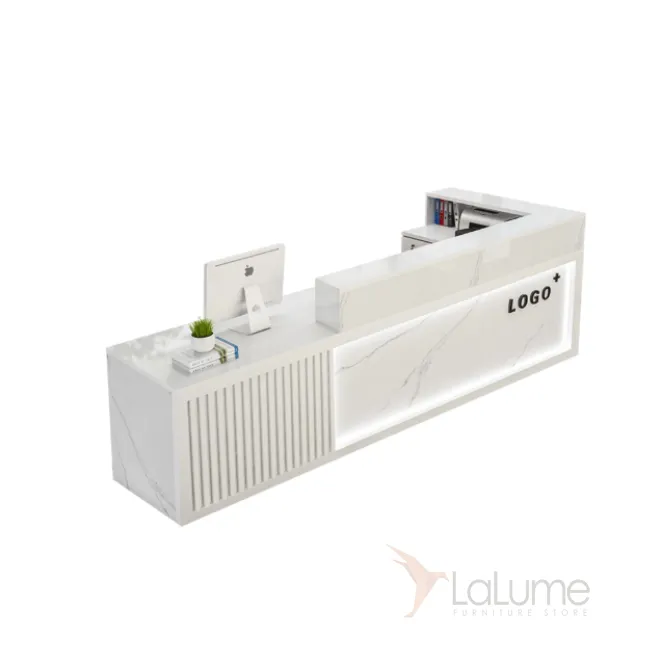 Роскошная стойка ресепшен от LaLume с подсветкой RS40157-32 Роскошная стойка ресепшен от LaLume с подсветкой RS40157-32