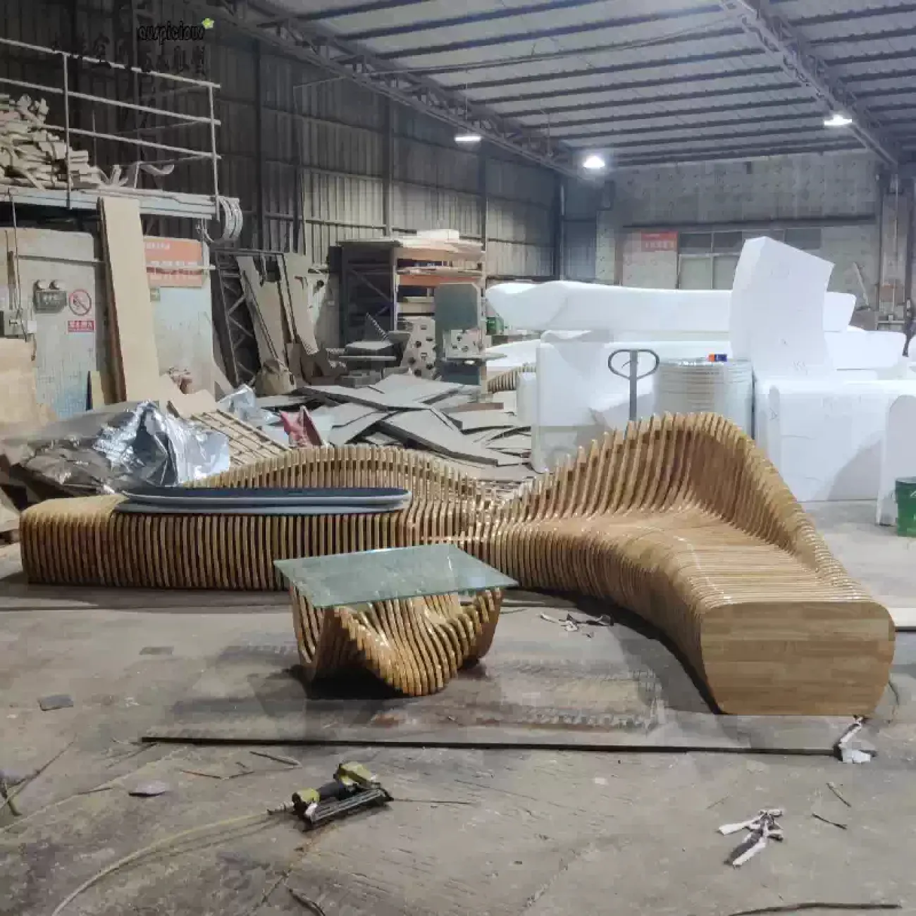 Оригинальная скамейка JX от LaLume из дерева SK40160-32