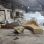 Оригинальная скамейка JX от LaLume из дерева SK40160-32