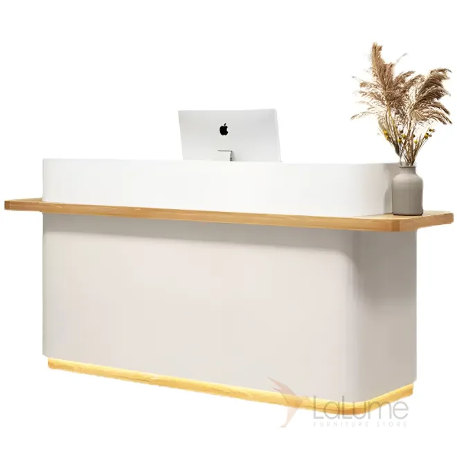 Роскошная стойка ресепшен от LaLume с подсветкой RS40164-32 Роскошная стойка ресепшен от LaLume с подсветкой RS40164-32