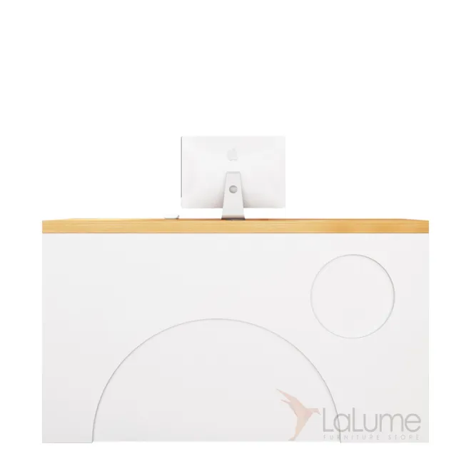 Роскошная стойка ресепшен от LaLume из МДФ RS40165-32 Роскошная стойка ресепшен от LaLume из МДФ RS40165-32