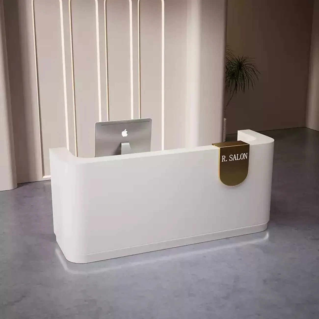 Элегантная стойка ресепшен от LaLume из МДФ RS40168-32