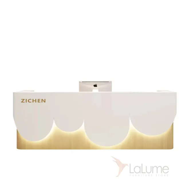 Яркая стойка ресепшен от LaLume с подсветкой RS40180-32 Яркая стойка ресепшен от LaLume с подсветкой RS40180-32