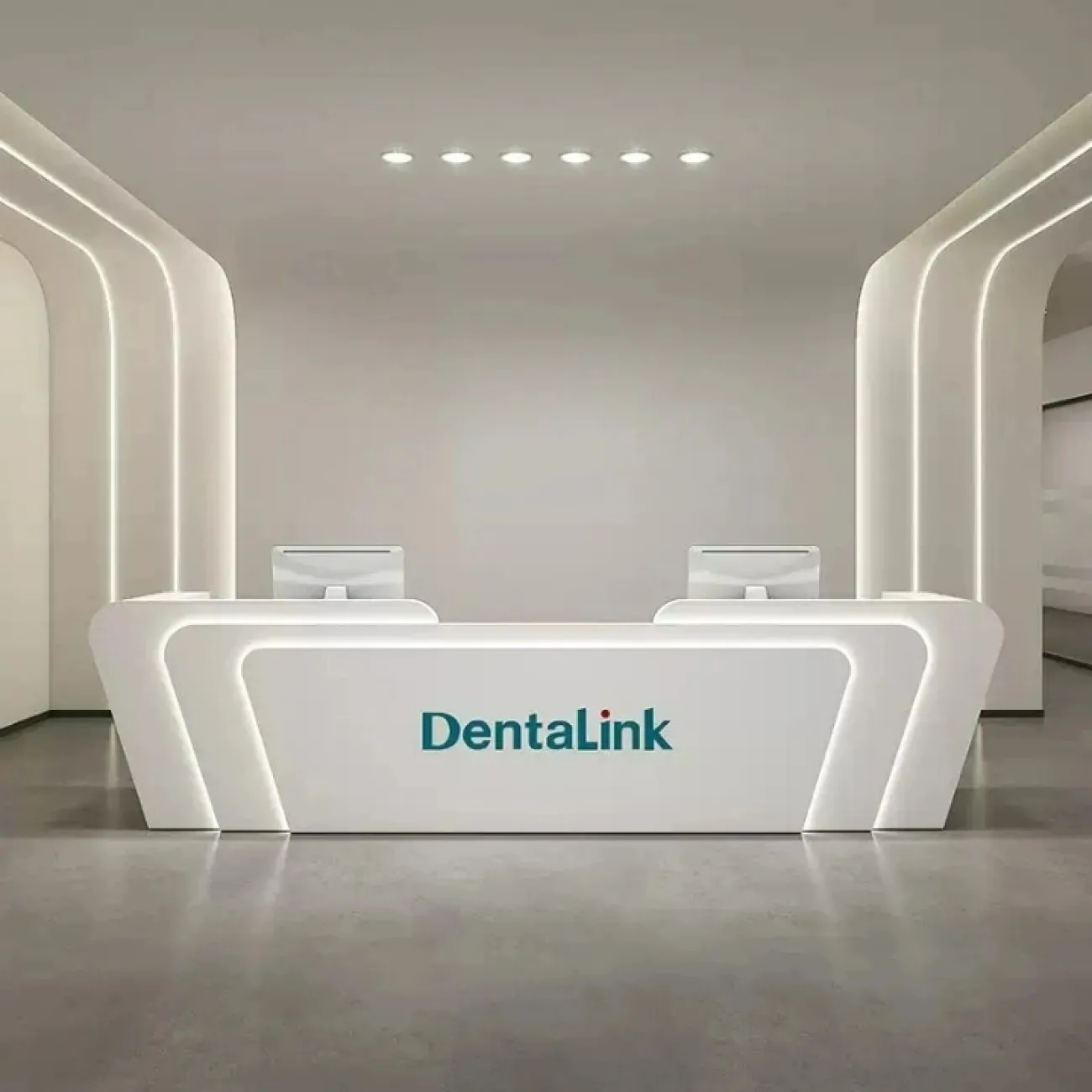 Оригинальная стойка ресепшен Koala от LaLume с подсветкой RS40187-32 Оригинальная стойка ресепшен Koala от LaLume с подсветкой RS40187-32