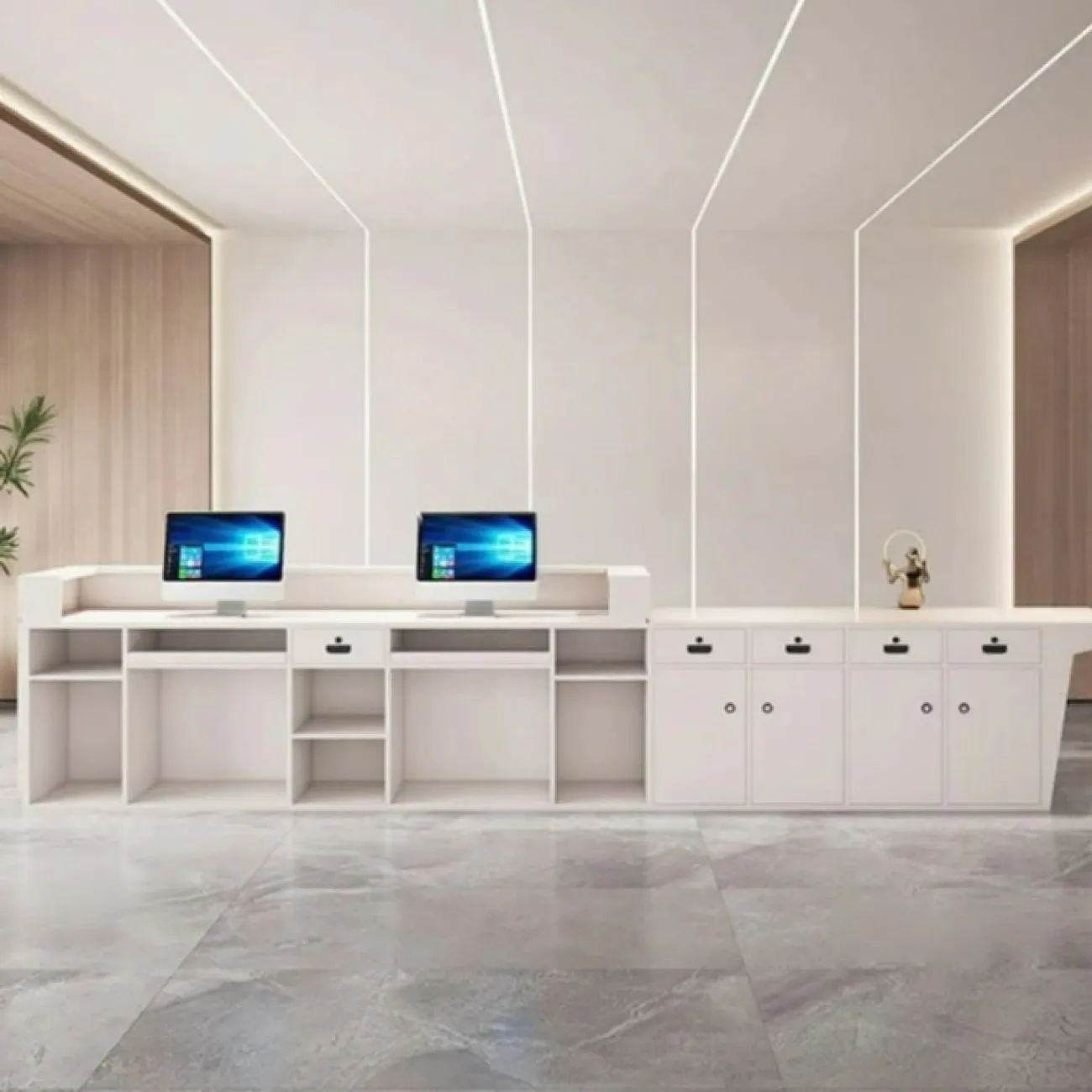 Оригинальная стойка ресепшен Koala от LaLume с подсветкой RS40190-32 Оригинальная стойка ресепшен Koala от LaLume с подсветкой RS40190-32