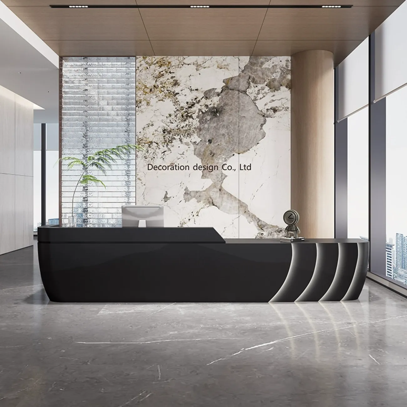 Оригинальная стойка ресепшен Koala от LaLume с подсветкой RS40194-32 Оригинальная стойка ресепшен Koala от LaLume с подсветкой RS40194-32