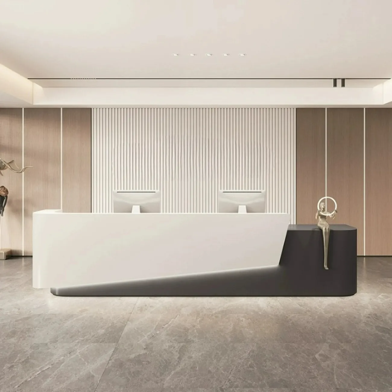 Оригинальная стойка ресепшен Koala от LaLume с подсветкой RS40195-32 Оригинальная стойка ресепшен Koala от LaLume с подсветкой RS40195-32