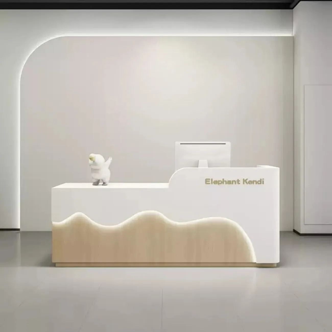 Оригинальная стойка ресепшен Koala от LaLume с подсветкой RS40197-32 Оригинальная стойка ресепшен Koala от LaLume с подсветкой RS40197-32