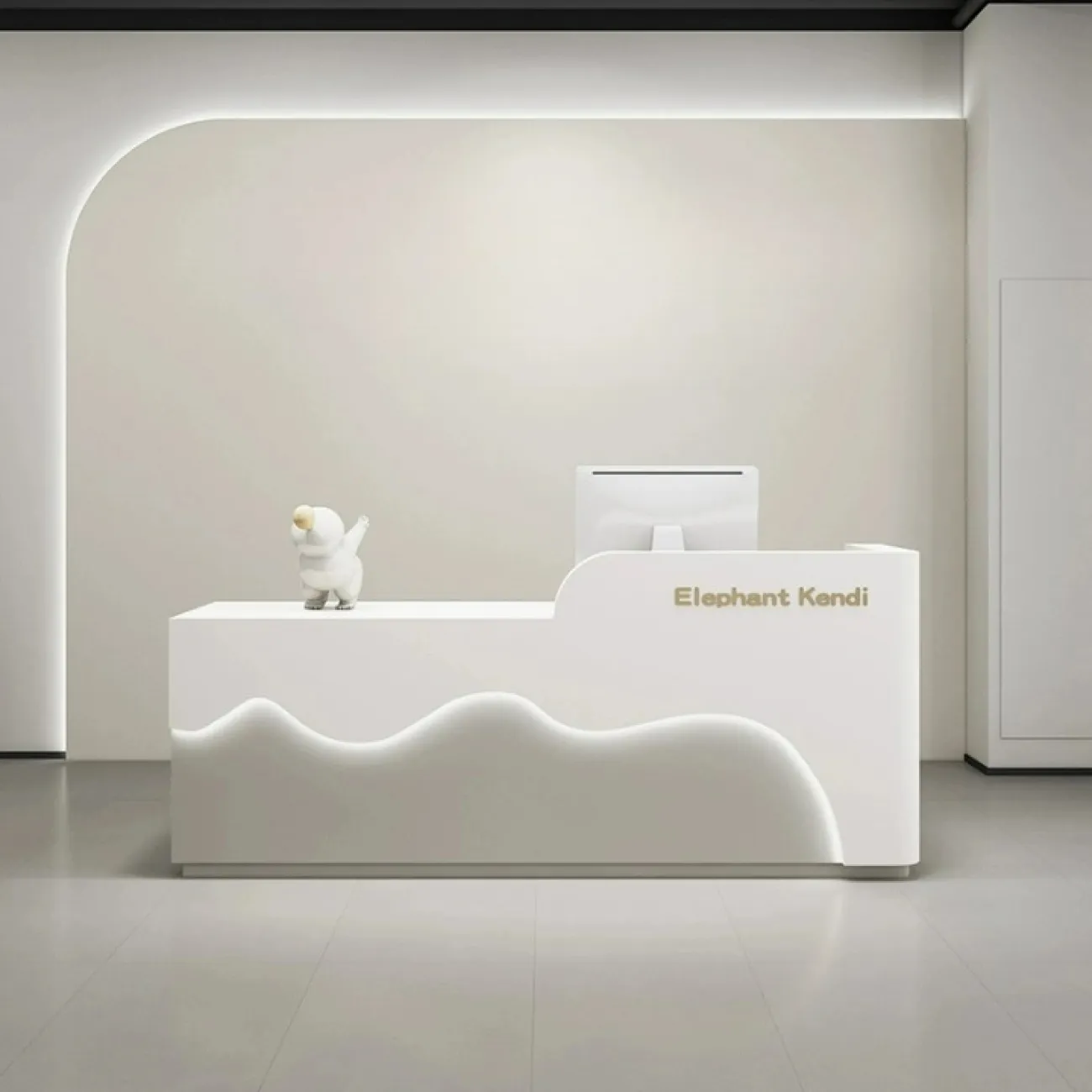 Оригинальная стойка ресепшен Koala от LaLume с подсветкой RS40197-32 Оригинальная стойка ресепшен Koala от LaLume с подсветкой RS40197-32