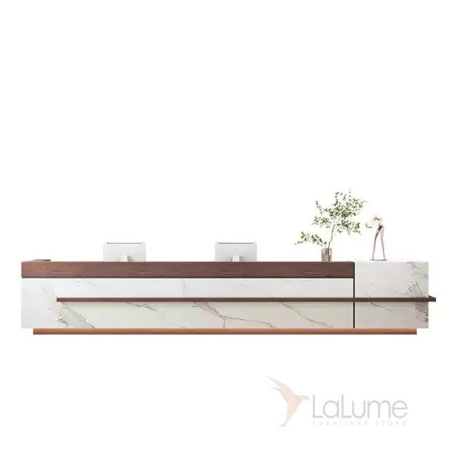 Роскошная стойка ресепшен Koala от LaLume с подсветкой RS40203-32 Роскошная стойка ресепшен Koala от LaLume с подсветкой RS40203-32