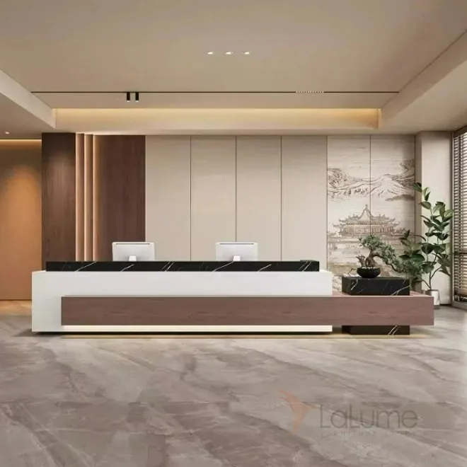 Роскошная стойка ресепшен Koala от LaLume с подсветкой RS40204-32 Роскошная стойка ресепшен Koala от LaLume с подсветкой RS40204-32