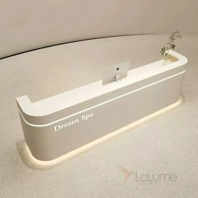 Роскошная стойка ресепшен Belinda от LaLume с подсветкой RS40218-32 Роскошная стойка ресепшен Belinda от LaLume с подсветкой RS40218-32