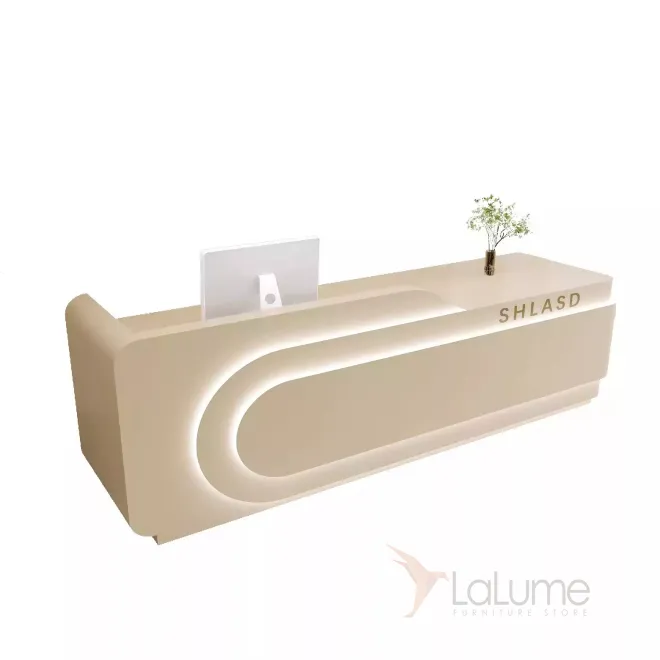 Роскошная стойка ресепшен Belinda от LaLume с подсветкой RS40219-32 Роскошная стойка ресепшен Belinda от LaLume с подсветкой RS40219-32
