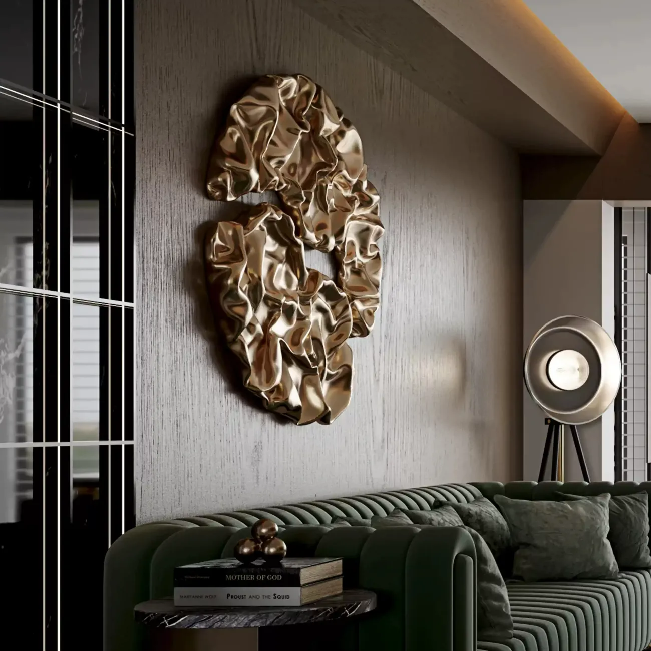 Современное дизайнерское панно JimiHomeArt от LaLume PN40239-32