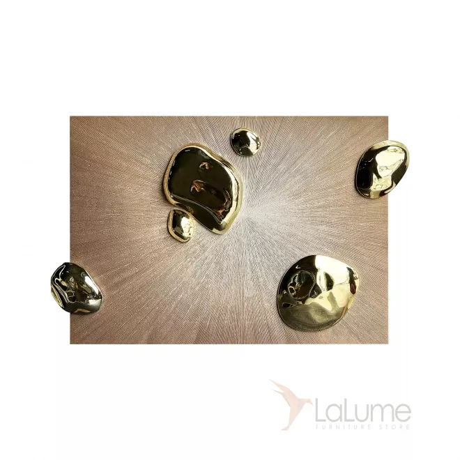 Современное дизайнерское панно JimiHomeArt от LaLume из дерева PN40240-32