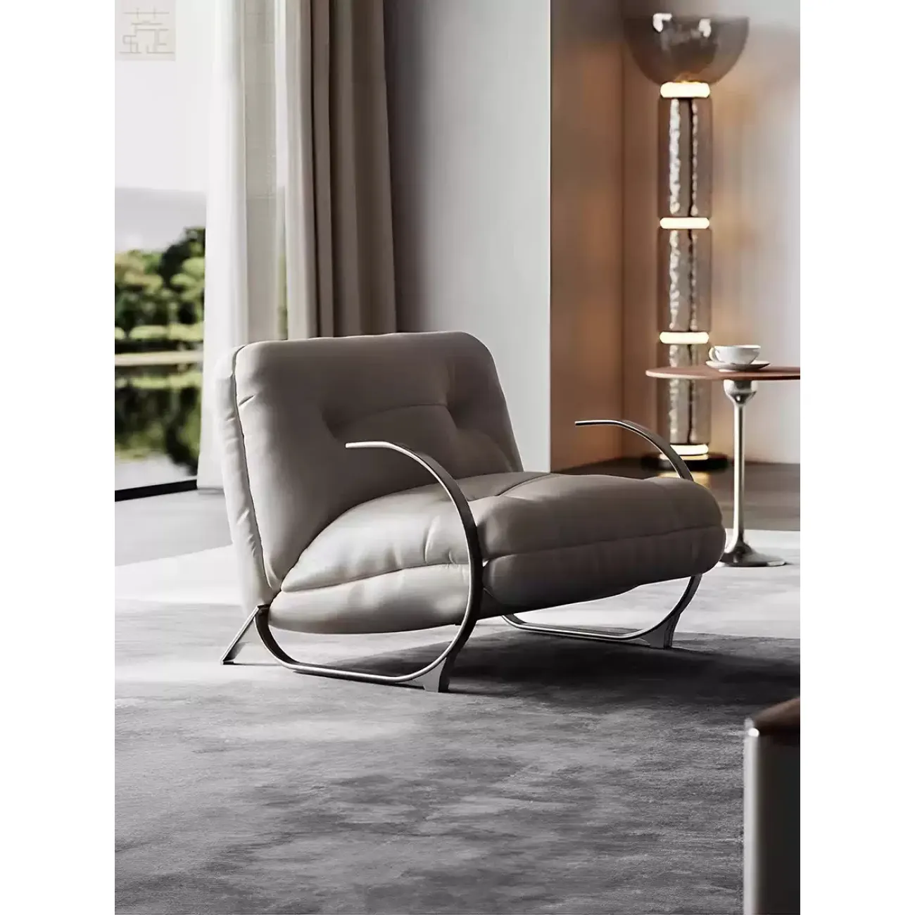 Дизайнерское кресло MINHE от LaLume из стали KR40245-32