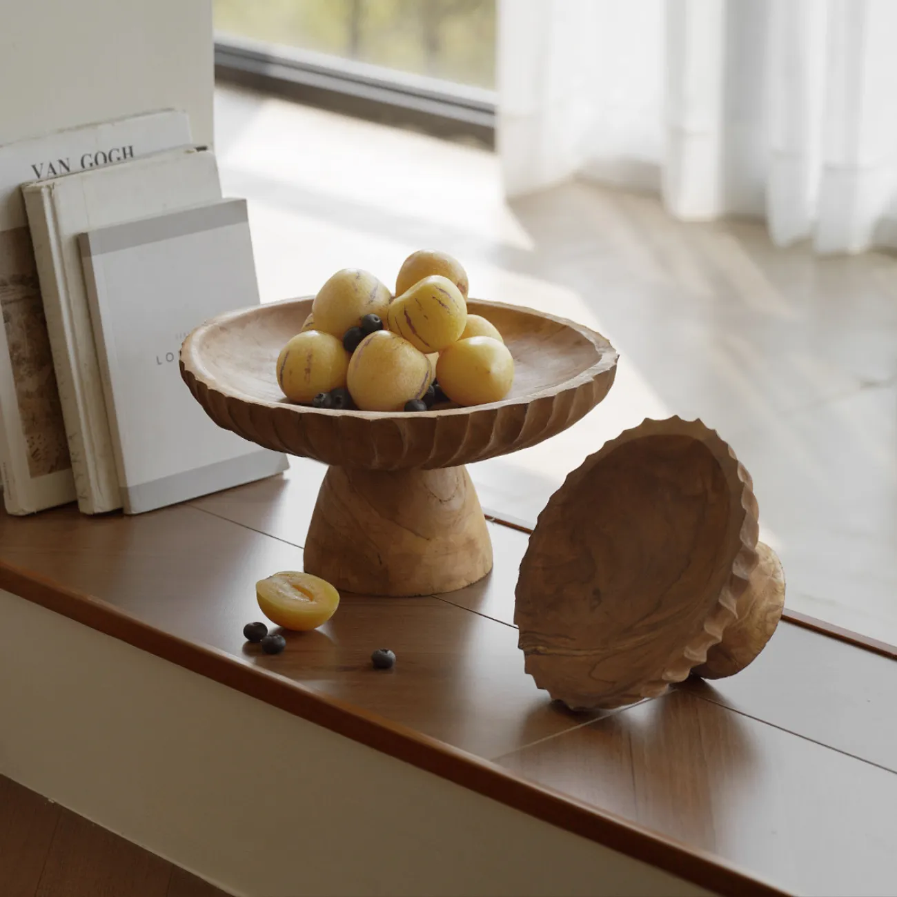  Оригинальная ваза для фруктов Vavinci от LaLume из дерево FZ40259-32