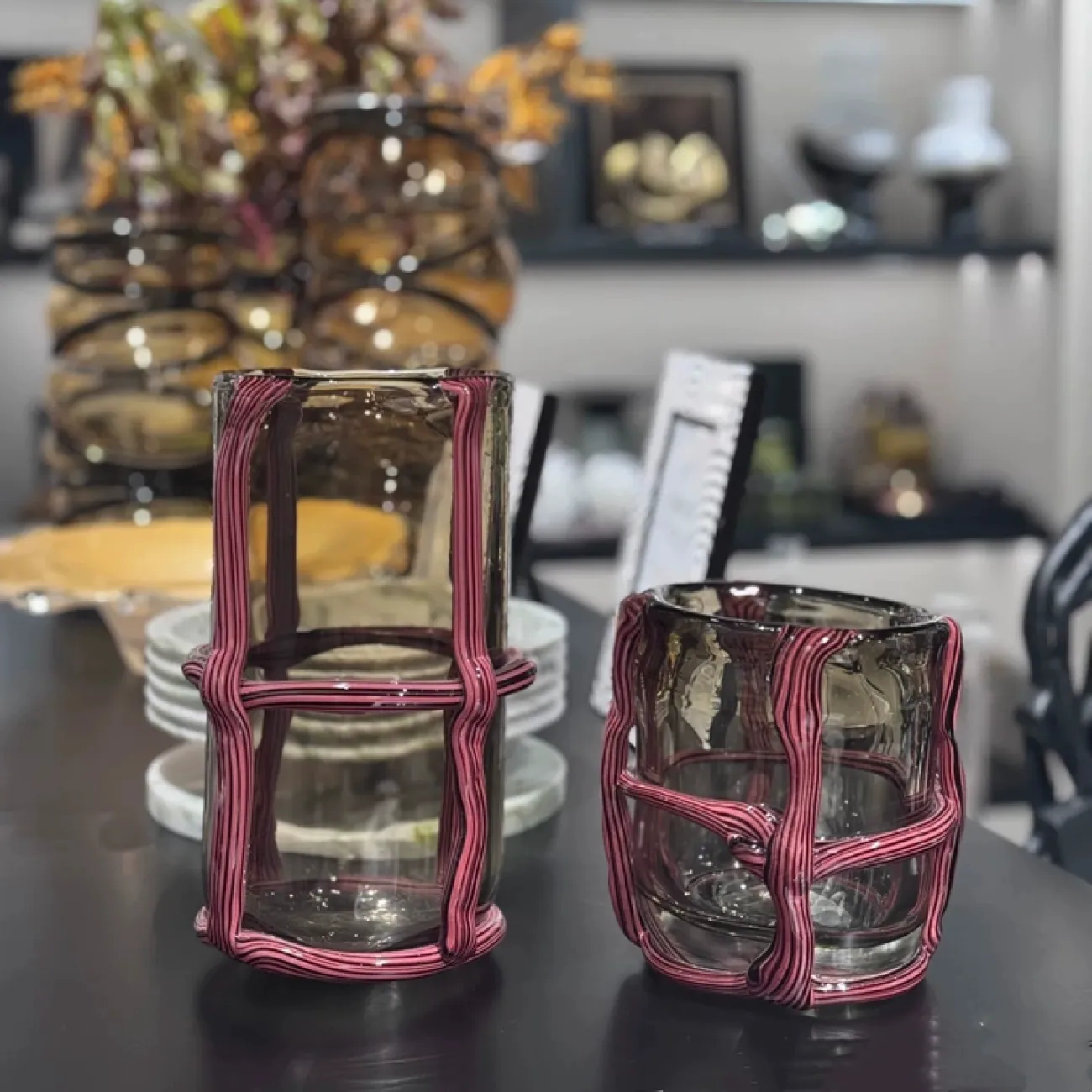 Оригинальная ваза Vavinci от LaLume из стекла VZ40260-32 Оригинальная ваза Vavinci от LaLume из стекла VZ40260-32