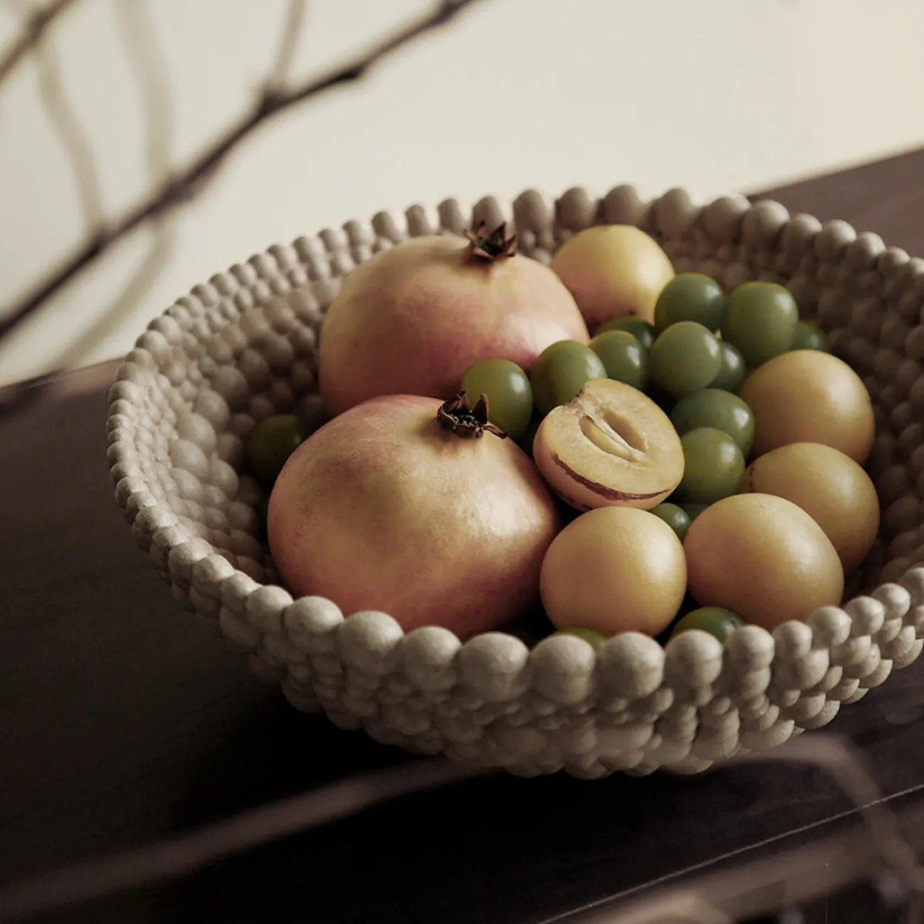 Оригинальное блюдо Vavinci от LaLume из смолы FZ40262-32 Оригинальное блюдо Vavinci от LaLume из смолы FZ40262-32