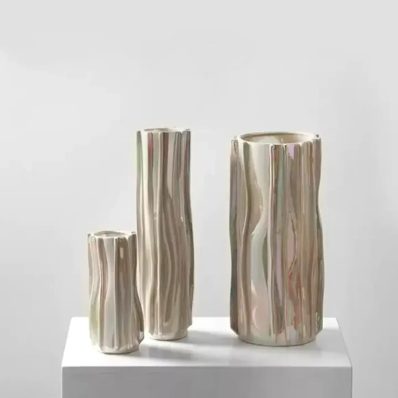 Фактурная ваза Vavinci от LaLume из керамики VZ40263-32