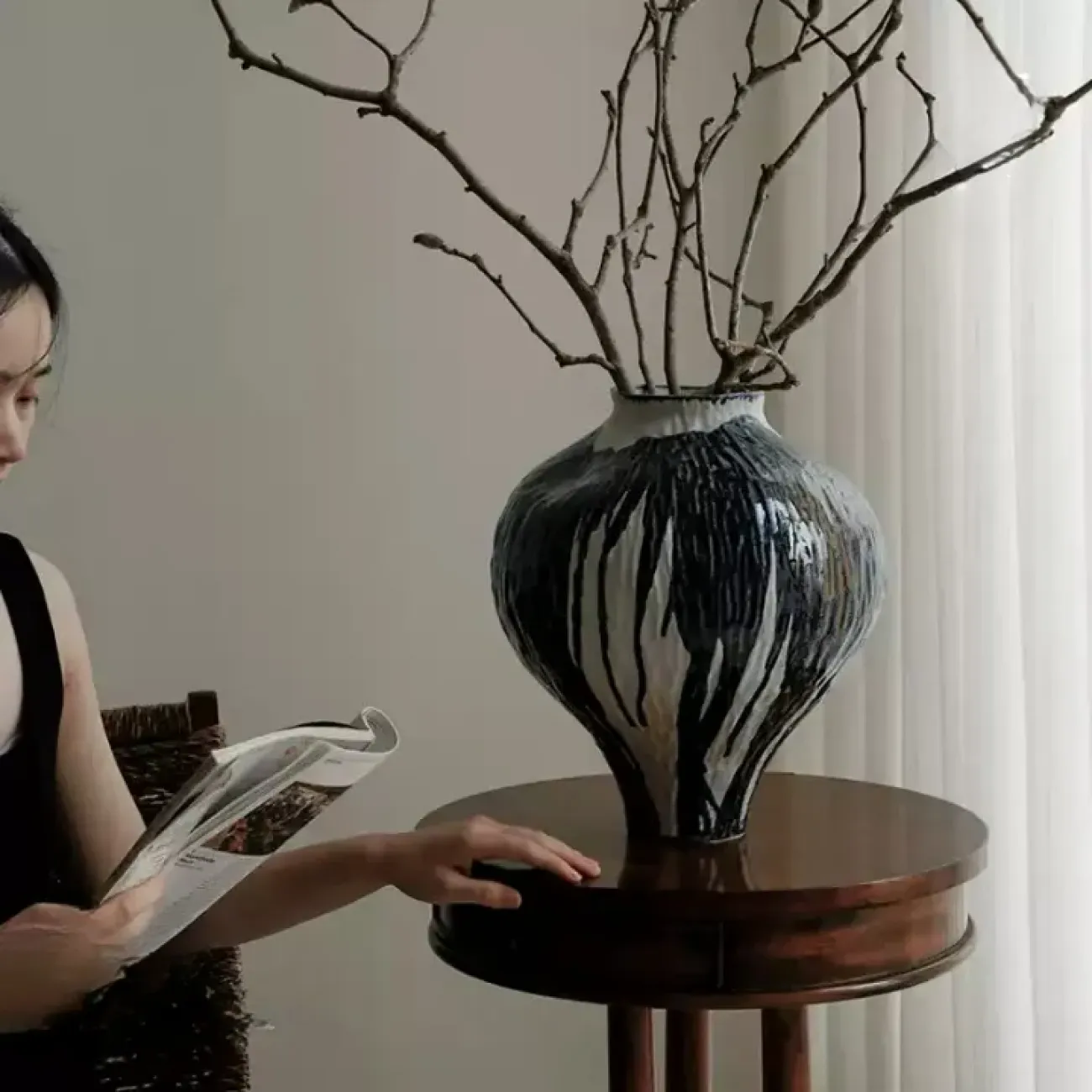 Роскошная ваза Vavinci от LaLume из керамики VZ40272-32