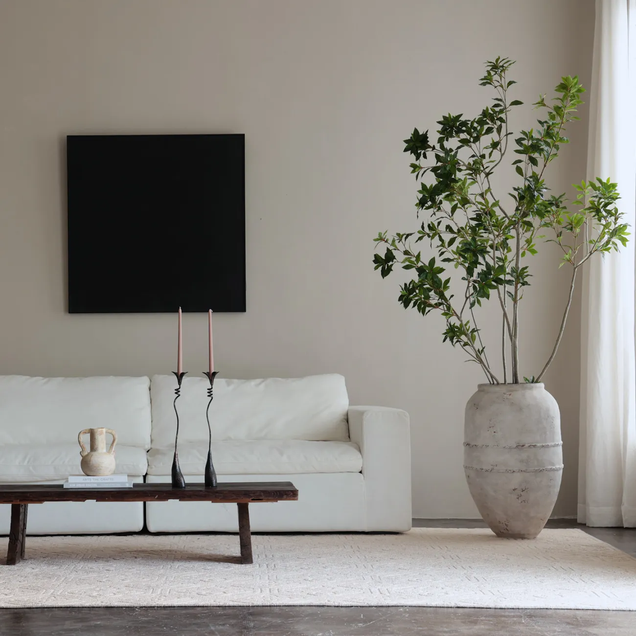 Античная напольная ваза White Lily от LaLume из керамики VZ40275-32