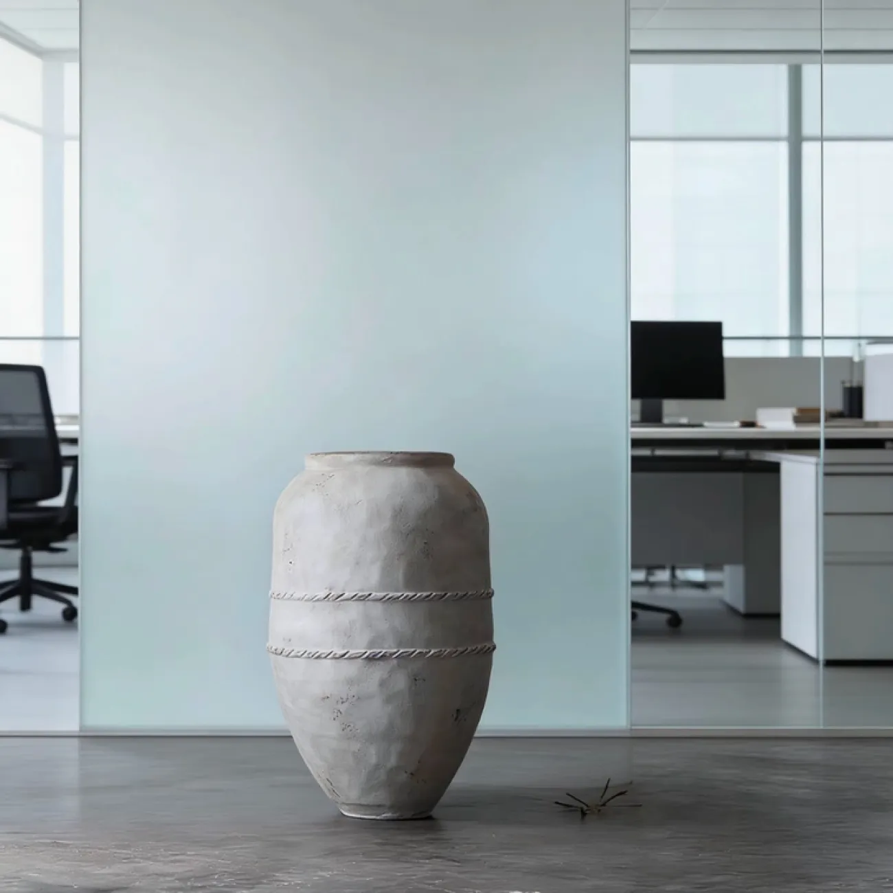 Античная напольная ваза White Lily от LaLume из керамики VZ40275-32 Античная напольная ваза White Lily от LaLume из керамики VZ40275-32