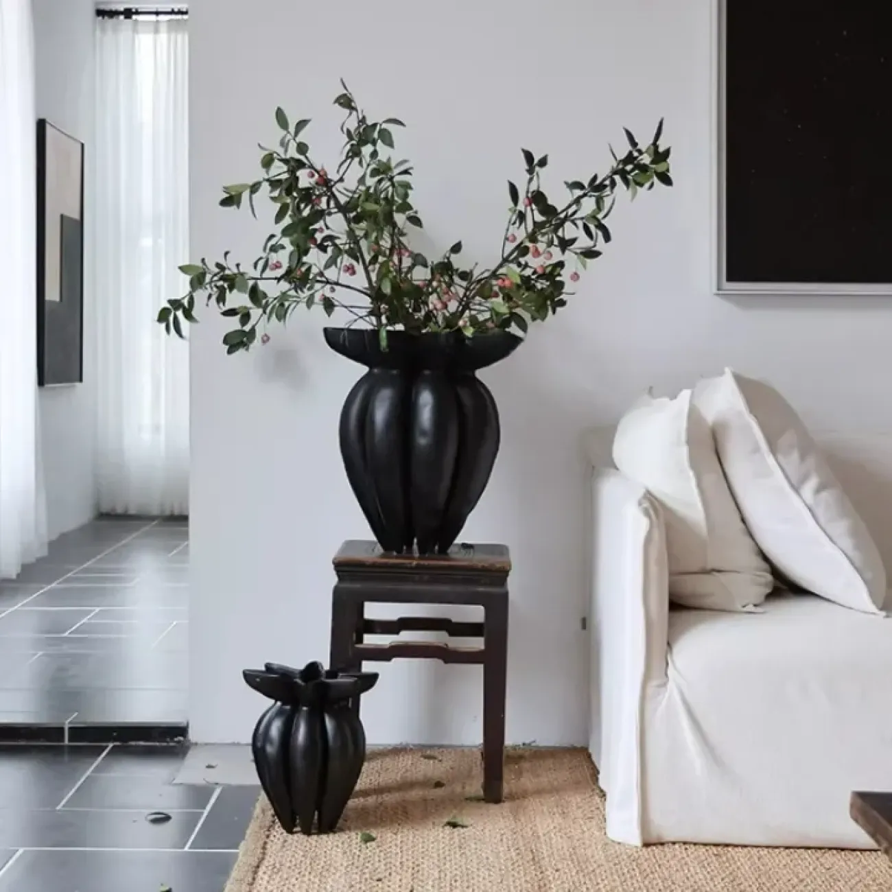 Оригинальная ваза White Lily от LaLume из пластика со стекловолокном VZ40278-32