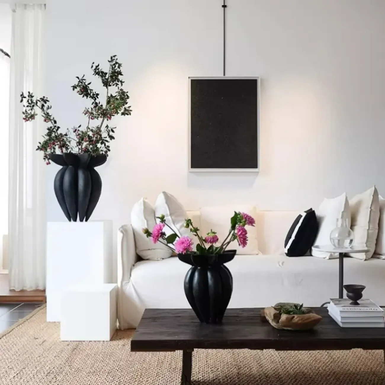 Оригинальная ваза White Lily от LaLume из пластика со стекловолокном VZ40278-32