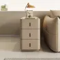 Удобный боковой комод Carat с кожаной обивкой KD40287-32