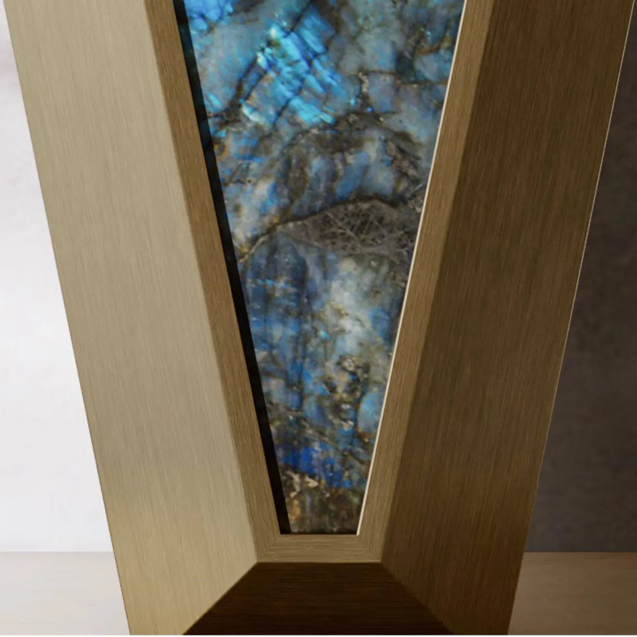 Элегантный пристенный столик Dazoo от LaLume с мраморной столешницей PS40327-32