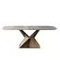 Роскошный обеденный стол Dazoo от LaLume с мраморной столешницей OS40328-32