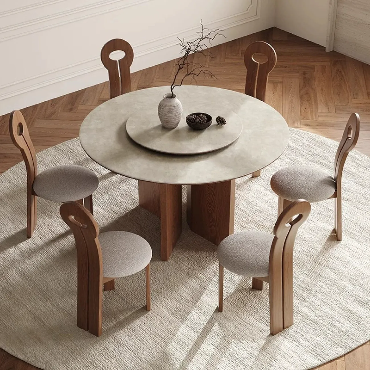 Оригинальный обеденный стул Auguste от LaLume из дерева ST40334-32 Оригинальный обеденный стул Auguste от LaLume из дерева ST40334-32