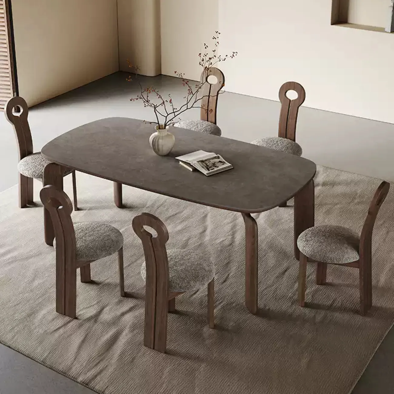 Оригинальный обеденный стул Auguste от LaLume из дерева ST40334-32 Оригинальный обеденный стул Auguste от LaLume из дерева ST40334-32