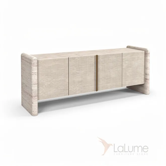 Классический комод KETUO CARRARA из травертина KC40341-32
