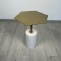 Роскошный кофейный мраморный круглый столик LaLume AR21238-23