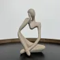 Статуэтка мыслителя в стиле минимализм LaLume DK21029-23