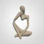 Статуэтка мыслителя в стиле минимализм LaLume DK21029-23