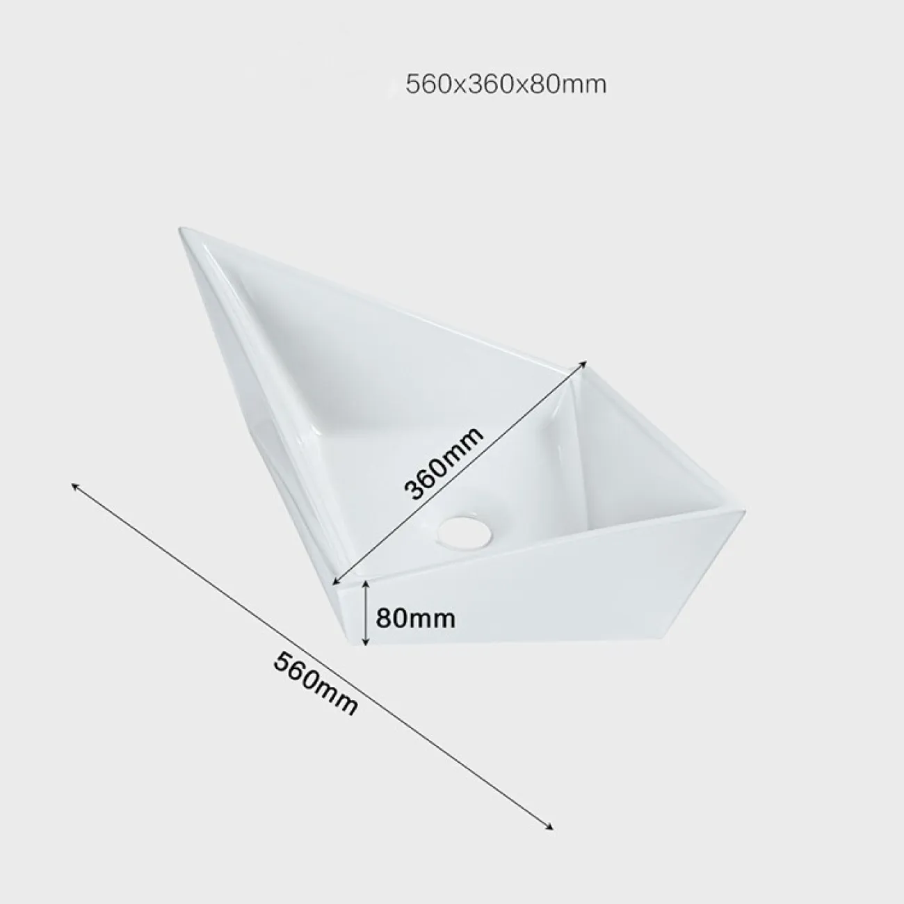 Керамический креативный умывальник  для ванной комнаты LaLume MB20658-23